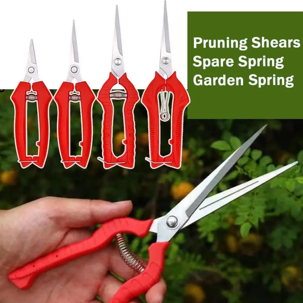 One-handed Sharp Blade Pruning Shears Branch Grass Garden Fruit Tree Trimming Scissors Knife Non-slip Handle Cutting Knife Tools