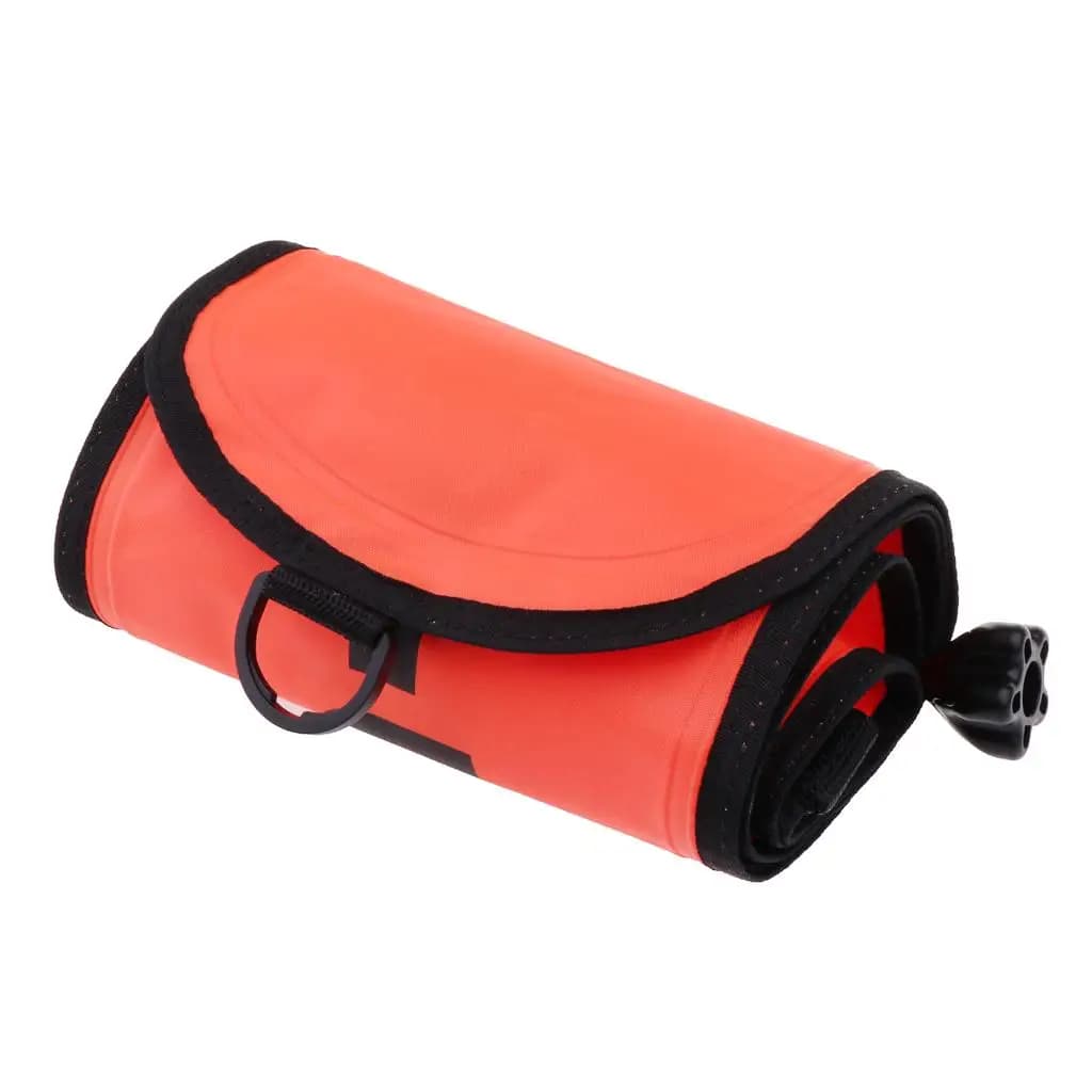 Boa di Segnalazione Subacquea in Nylon Gonfiabile, Tubo di Segnalazione per Immersioni, Segnalatore di Sicurezza per Pesca Subacquea e Snorkeling in Acque Aperte