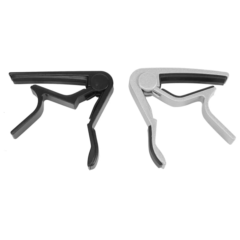2 Capo Kapo Trigger per chitarra acustica, chitarra elettrica, ukulele, banjo, chitarra folk, strumento per basso elettrico