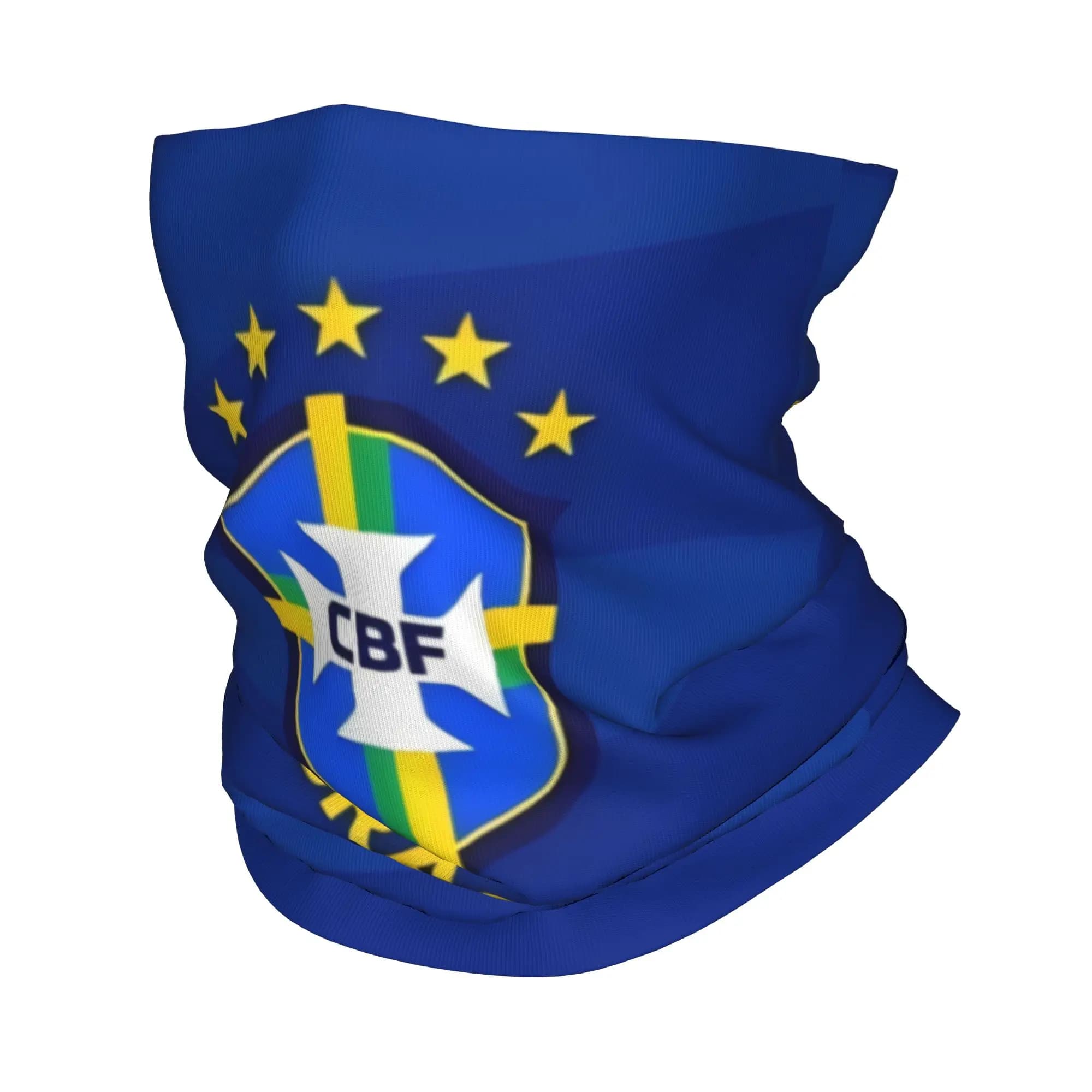 Bandana Brasiliana Multifunzione, Maschera per il Viso Stampata per Motocross, Ciclismo, Unisex, Lavabile