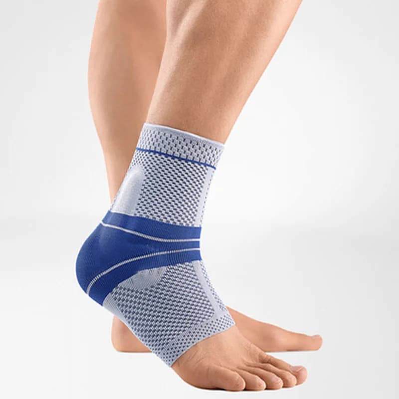 Comoda Fascia Compressiva Antiscivolo per Caviglia - Supporto Elastico Leggero con Cuscinetto in Silicone per Fitness e Sport