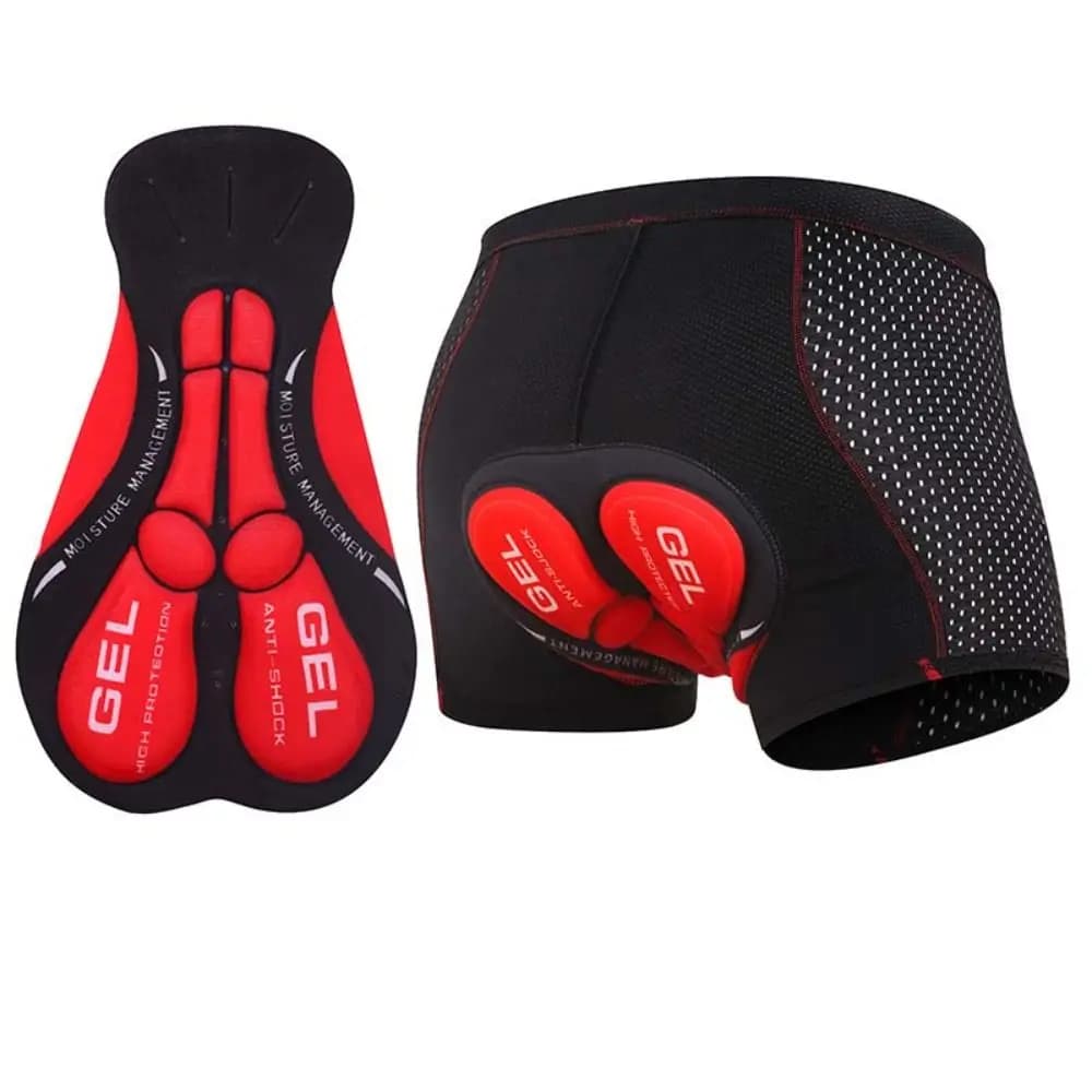 5D Gel Pad 5D Gel Pad Cycling Shorts Breathable Comfortable Shockproof Bicycle Underpant Shockproof Performance Cycling Apparel