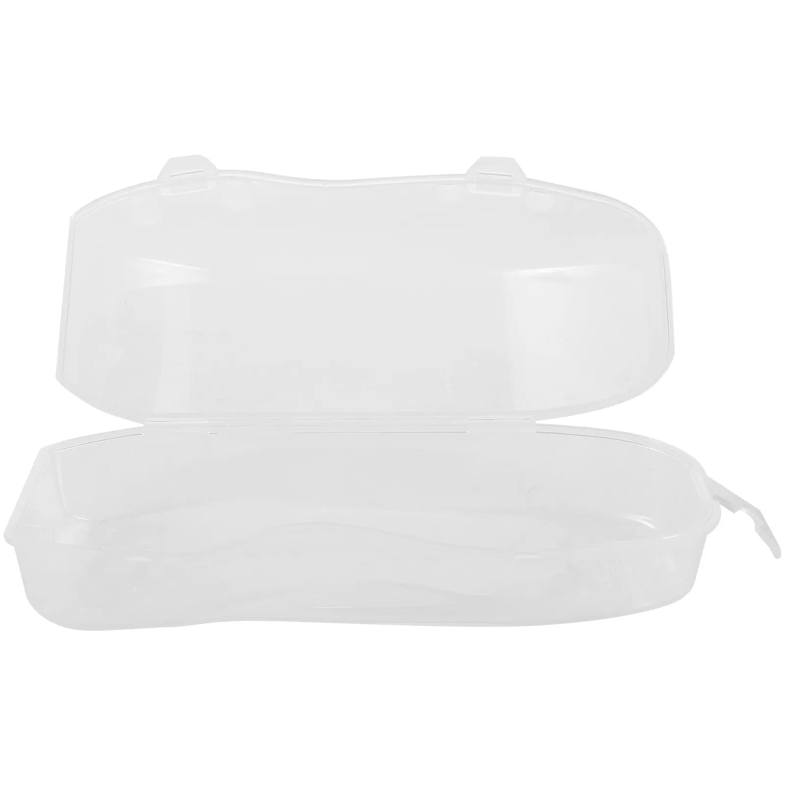3Pcs Swim Goggle Case Portable Protective Storage Box Shock Resistant Breathable Compact for Travel Small Large Frames Swimming