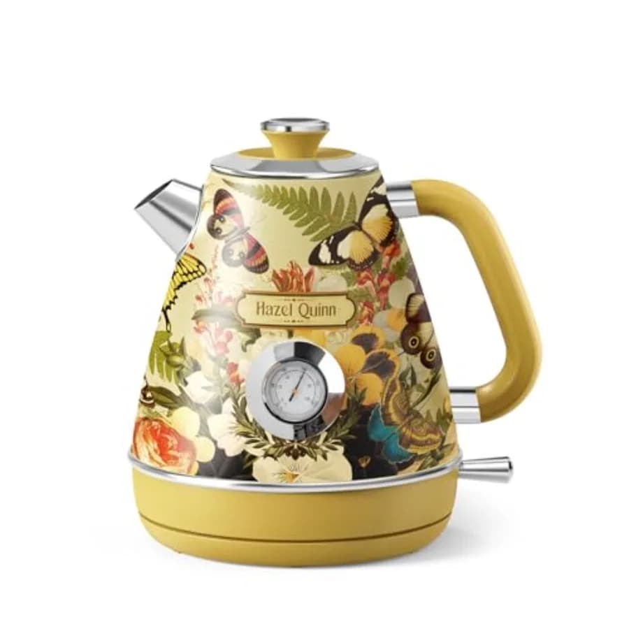 Electric kettle X Eduardo Recife 1200W, rapid boiling of water, 1.7L (57oz), interior entirely made of 304 stainless steel, without BPA, automatic shutdown.