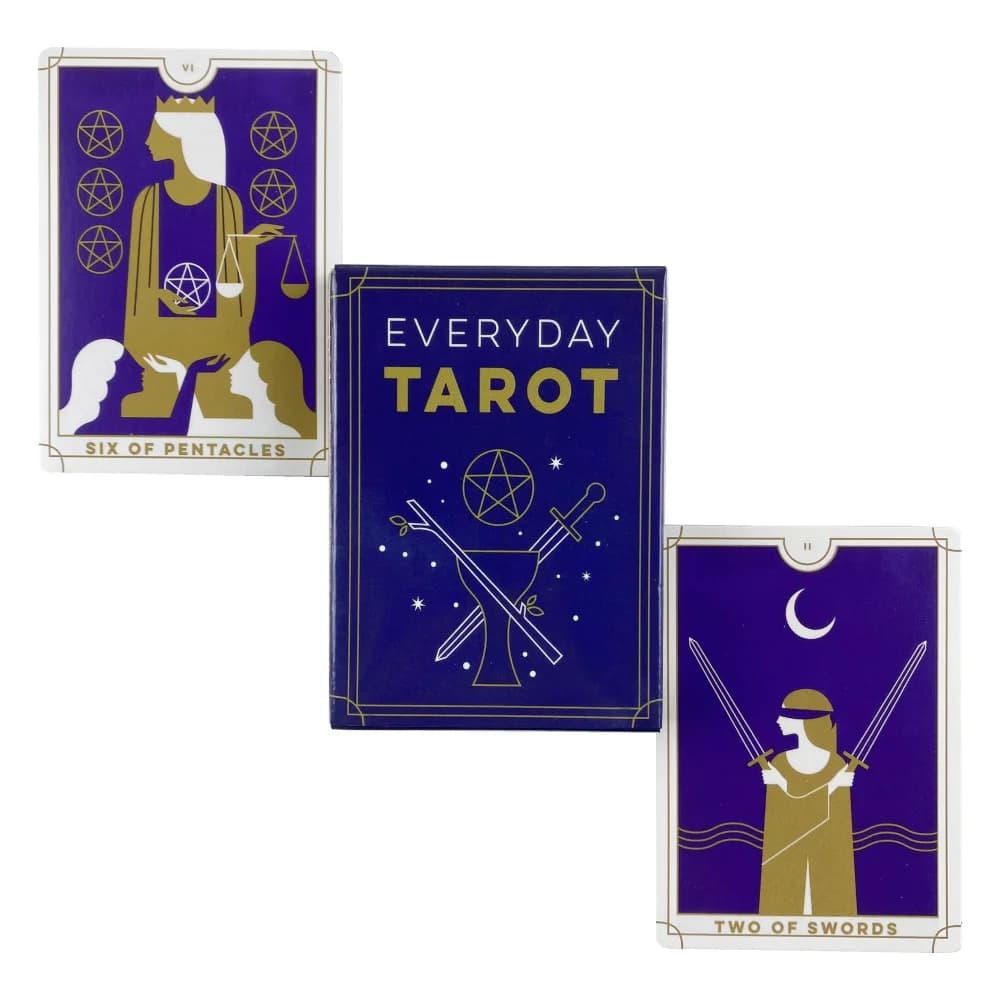 Carte dei tarocchi del cavaliere quotidiano Un mazzo da 78 Oracle English Visions Divination Edition Borad Playing Games