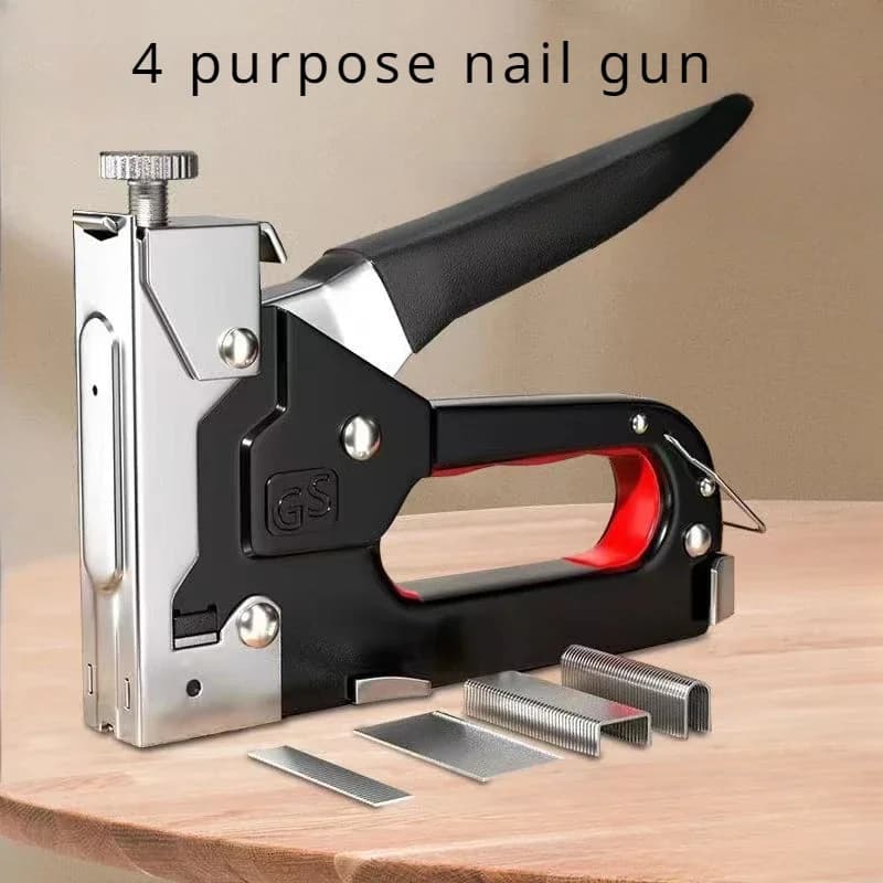 3/1 Pistola sparachiodi manuale per mobili Cucitrice per utensili per la lavorazione del legno che produce pistola sparachiodi per la decorazione della casa Fissatore Pistola Martin Strumenti manuali