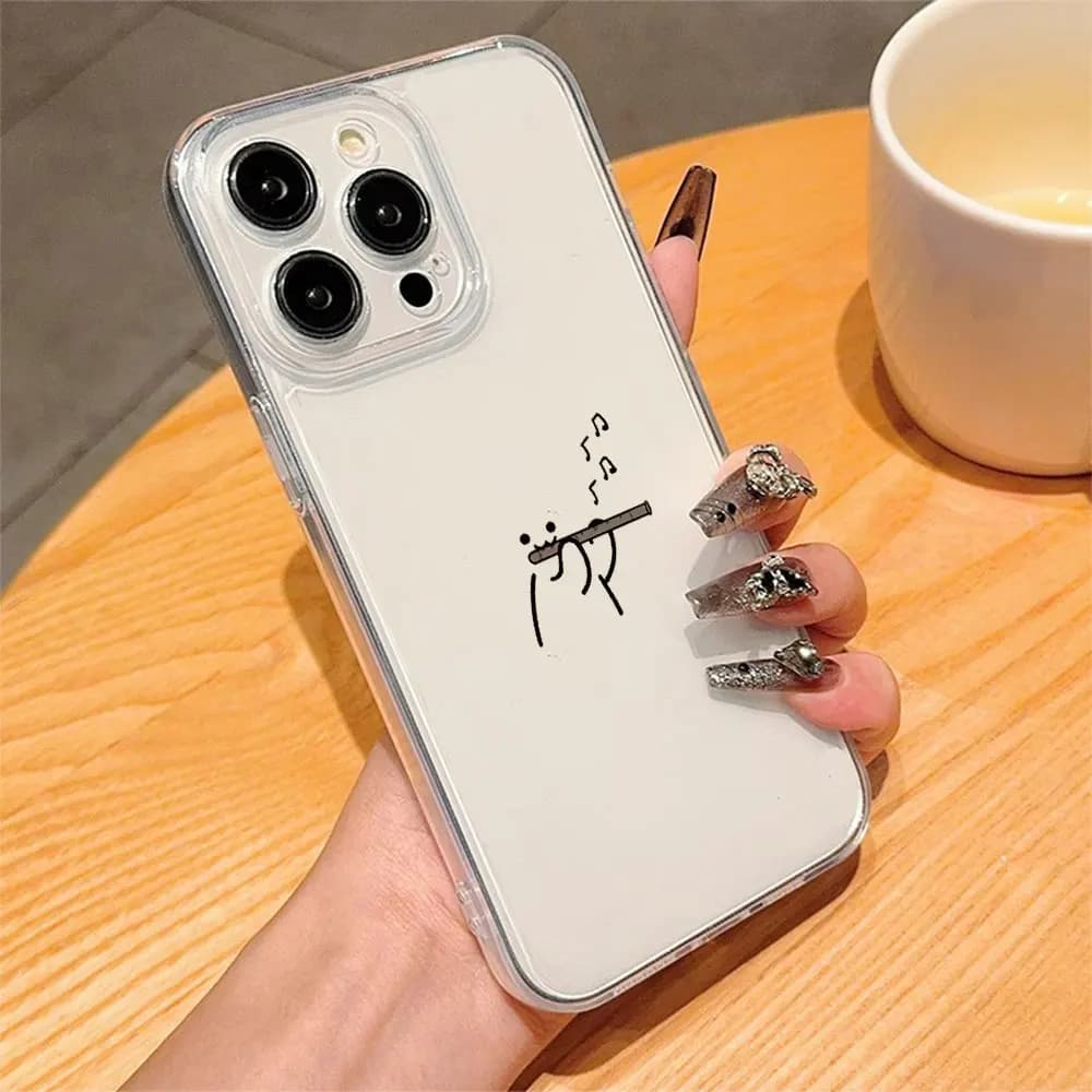 Custodia per telefono con design di nicchia per iPhone 17 16 15 14 13 12 11 Pro Xs Max Mini 8 7 6 6s Plus 16e 17e Air X XR, cover anti-caduta