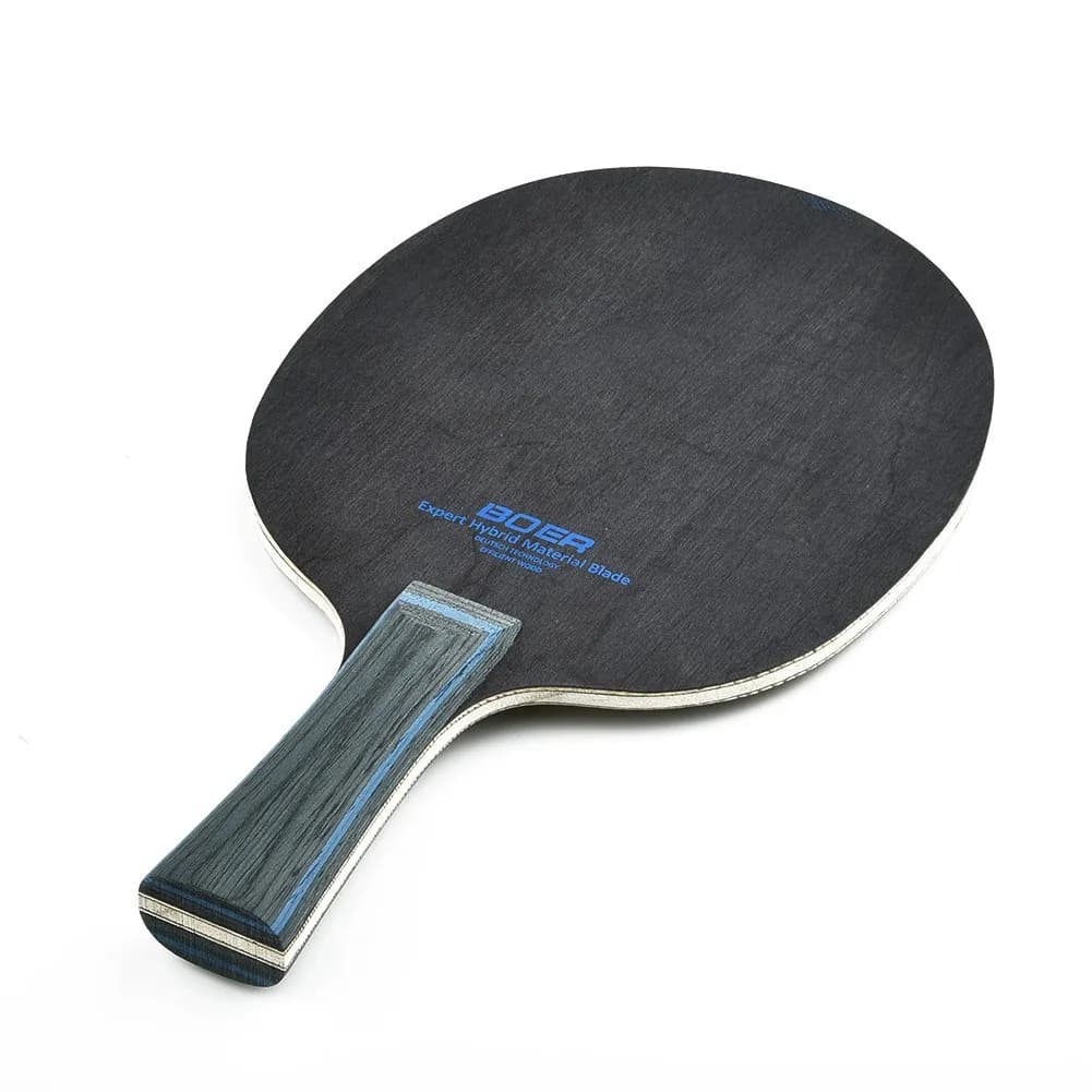 Lama per racchetta da ping pong BOER Piastra inferiore 7 strati Aryl Group Fibra per interni Manico lungo Paddle Accessori sportivi