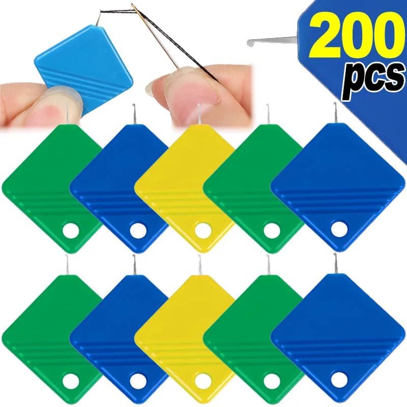 10/200x Infila per cucire a mano Inserimento rapido del filo Guida per anziani Infila ago Pollice Macchina per cucire Filo Punzonatrice Strumento per punto