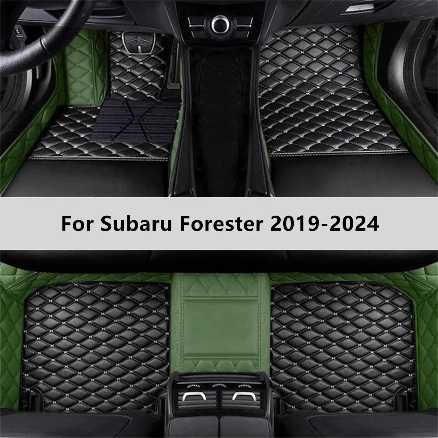 Tappetini per auto personalizzati per Subaru Forester 2019-2024 Tappetino per auto Accessori per tappetini per auto Uomo Donna Accessori interni
