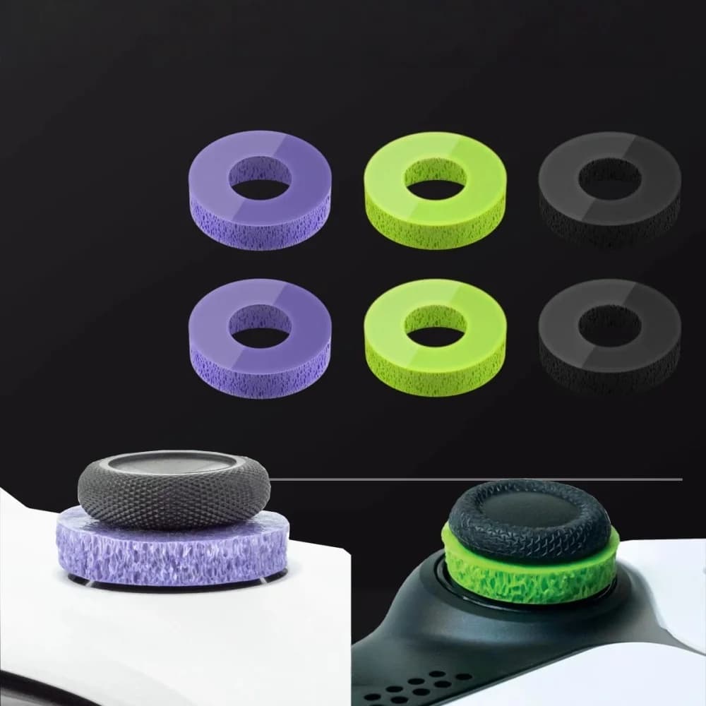 Set di 6 Anelli di Precisione per il Controllo del Movimento e l'Assistenza alla Mira per Controller PS5, PS4, Xbox Series X/S, Xbox One, Xbox 360, Switch Pro