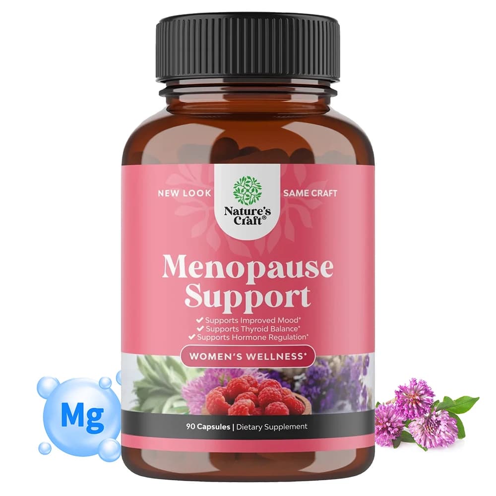 Complete Herboristic Supplement for Female Menopause - with Dong Quai, Ginepro Bacche and Cohosh Nera Radice - Multi-Benefici, 90 Capsules
