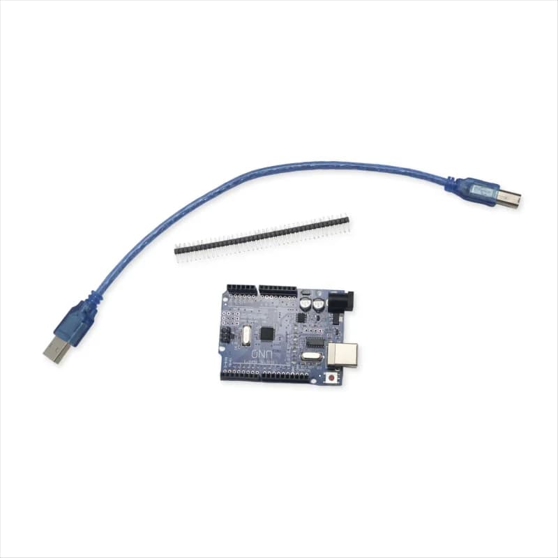 Scheda di sviluppo R3 Microcontrollore ATmega328P compatibile con Arduino R3 Cavo USB e pin header inclusi Y41A