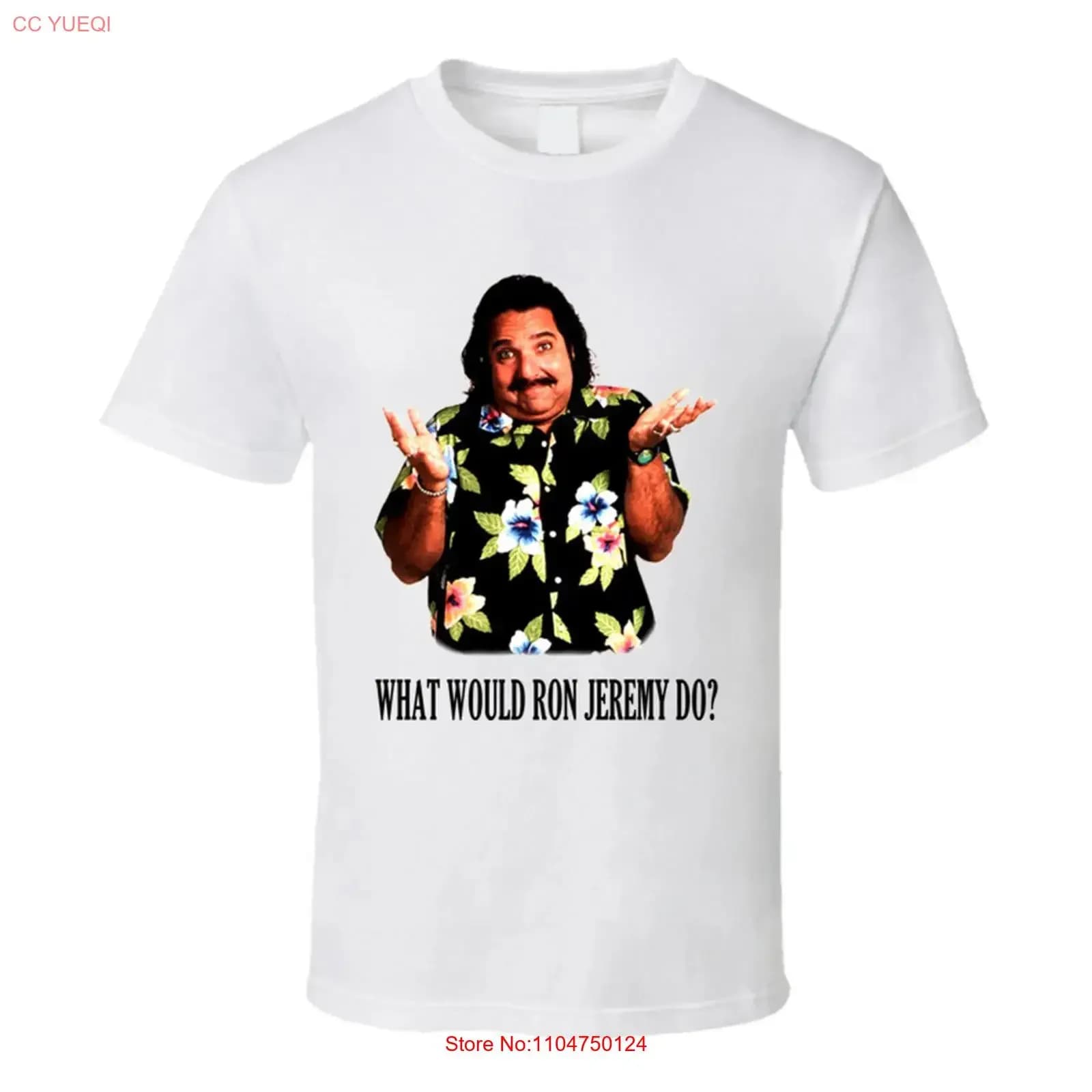 Maglietta Ron Jeremy vintage, lavata, comoda, casual, traspirante, abbigliamento firmato, morbida, versatile, streetwear grafico, unisex