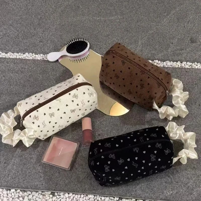 Custodia per cosmetici femminile Kit da toilette da viaggio Borsa per cosmetici casual Nuova pochette per organizer per trucco Borsa per il lavaggio del bagno portatile