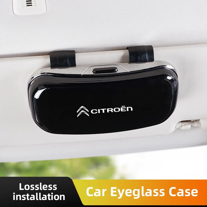 Car Interior Glasses Box Sunglasses Protective Bracket Valve For Citroen C5X e-C4 X C3 C5 Berlingo C-Elysee C-Crosser C1 C6 C2