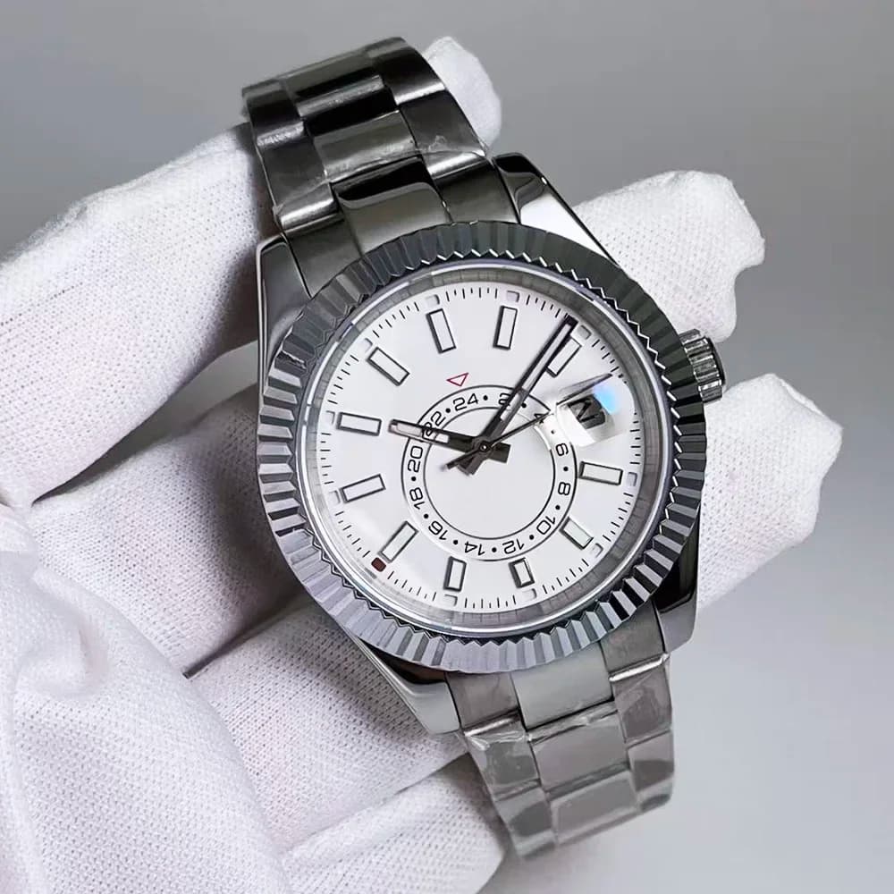 Orologio Automatico Luminoso, Orologi Meccanici da Uomo, Orologi Impermeabili in Acciaio Inossidabile per Uomini e Donne
