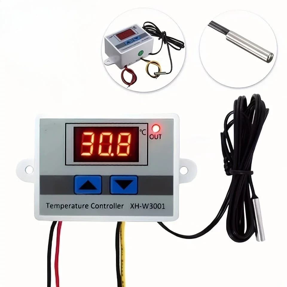 W3001 Termostato per microcomputer con controllo digitale della temperatura Termometro Nuovo termoregolatore 12/24/220V