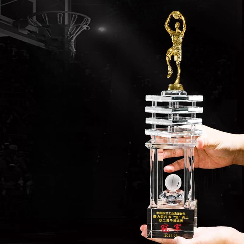 Tennis da tavolo personalizzato, biliardo, golf, bicicletta, palloni trofeo di cristallo, sport creativi oro argento rame, souvenir premio, 1 pezzo