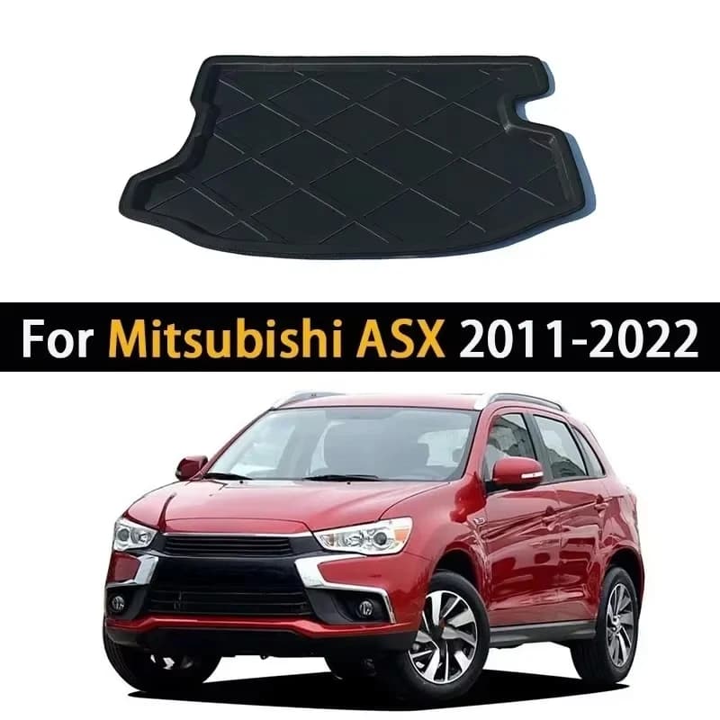 Auto Baule Posteriore Zerbino Per Mitsubishi ASX RVR XB 2011-2022 2012 Bagagli Vassoio di Protezione Impermeabile Boot Pavimento Cargo Coperture Accessorie