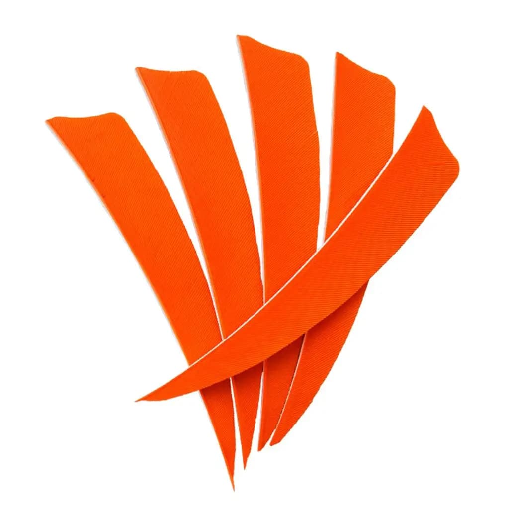 Archery Accessories 4 Inch Turkey Feather Fletches for Arrows Bow Shafts Target Shooting Outdoor Practice