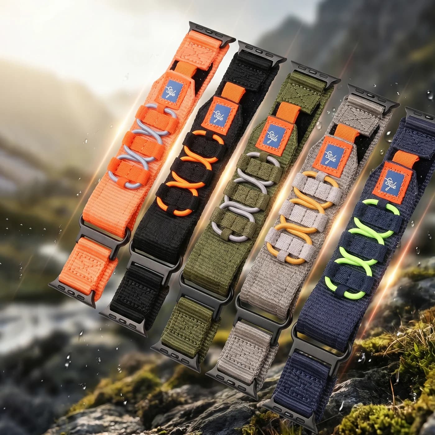 Sport Nylon Strap for Apple Watch Ultra 3 2 Bracelet iwatch Series 11 10 SE 9876 Wristband 49mm 46mm 45mm 44mm 41 40 42mm Correa