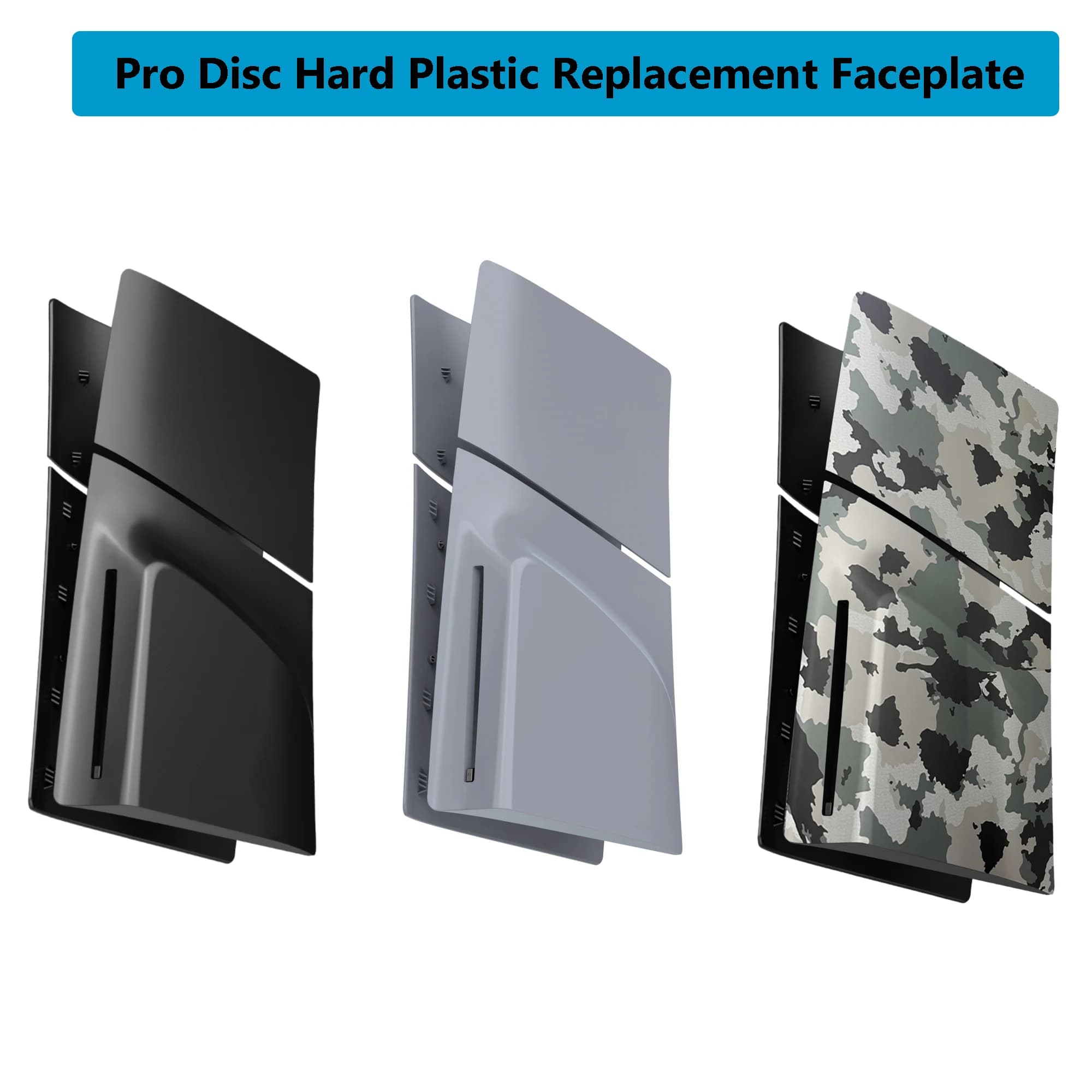 Accessori per console PS5 Disc Pro Copertura della piastra colorata della piastra frontale in plastica dura di ricambio