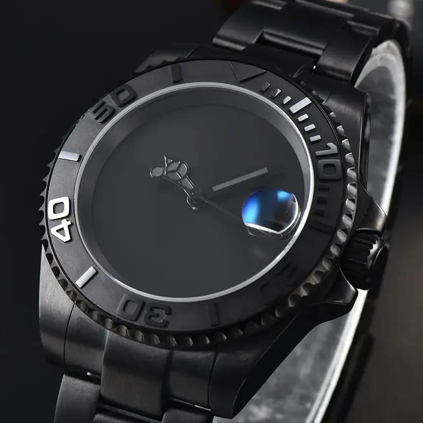 Watches For Man Dwayne Campbell New High Quality Watch NH35 Movement Single/Double Calendar Men Mechanical Watch Sapphire Glass