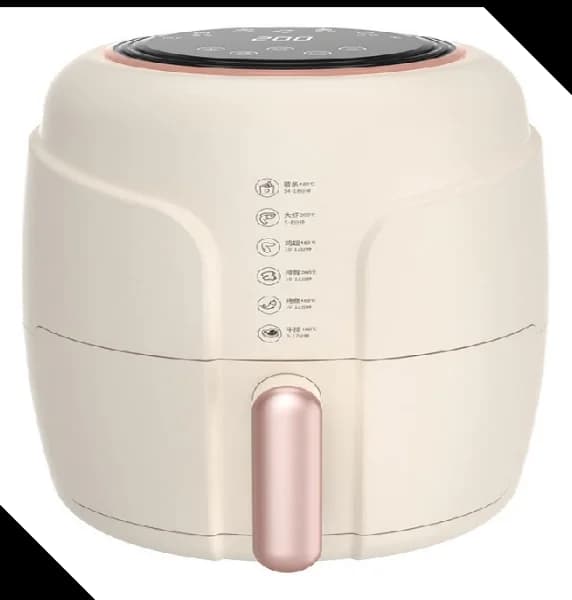 4L Smart Modern Electric Square Air Fryer Large Capacity Digital Control Plastic for Household Use Cross-Border Wholesale