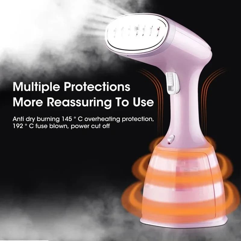 1500W Quick-Heat Powerful Portable Handheld Garment Steamer 280ml for Clothes Fabric Travel Home Steam Generator