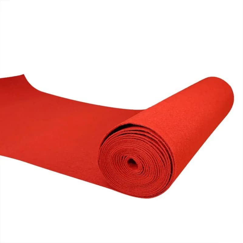 Red Carpet Wedding Carpet Corridor Running Shoes Practical Corridor Red Carpet Wide Outdoor Activities Festival Christmas