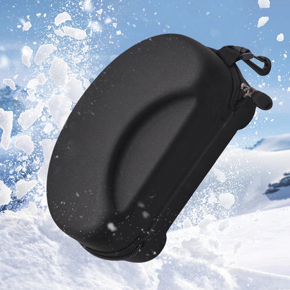 Custodia Rigida per Occhiali da Sci in EVA, Scatola Impermeabile per Occhiali da Snowboard, Contenitore Antipolvere per Sport Invernali e Acquatici