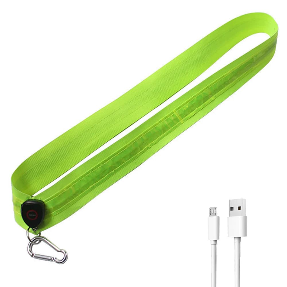 Rechargeable LED Straps for Men and Women, Night Safety, Hiking, Jogging, Walking, Luminous Equipment