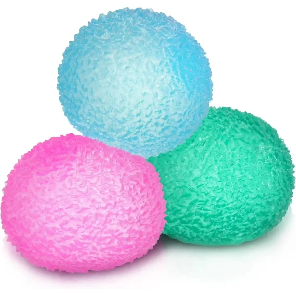 1Pc Squishy Multicolor Texture Palla di Ghiaccio Spremere Giocattolo per I Bambini Per Adulti Morbido Pizzico Pop Agitarsi Giocattoli Per Bambini Halloween Regali Di Natale