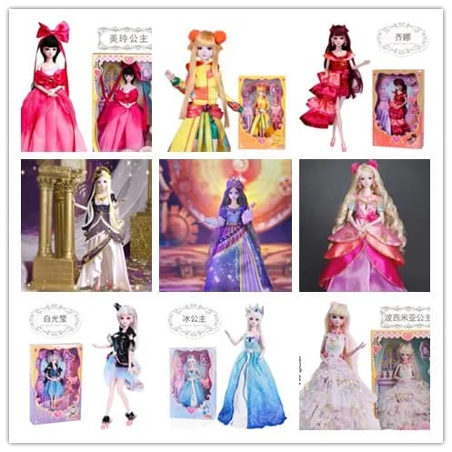14 jointed very beautiful 29cm 11'' BJD Doll dolls Princess Hair + Makeup + Cloth +shoes pullip