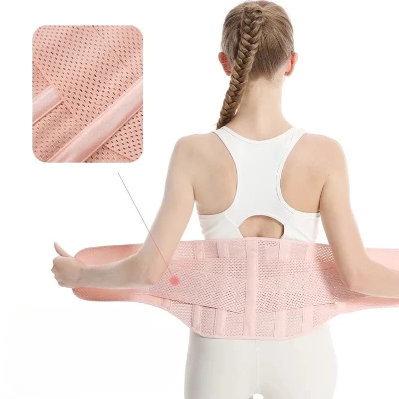 Supporto Lombare Traspirante a Compressione per Donne, Fascia Sportiva per Fitness, Corsa, Allenamento, Controllo Pancia, Cintura Modellante