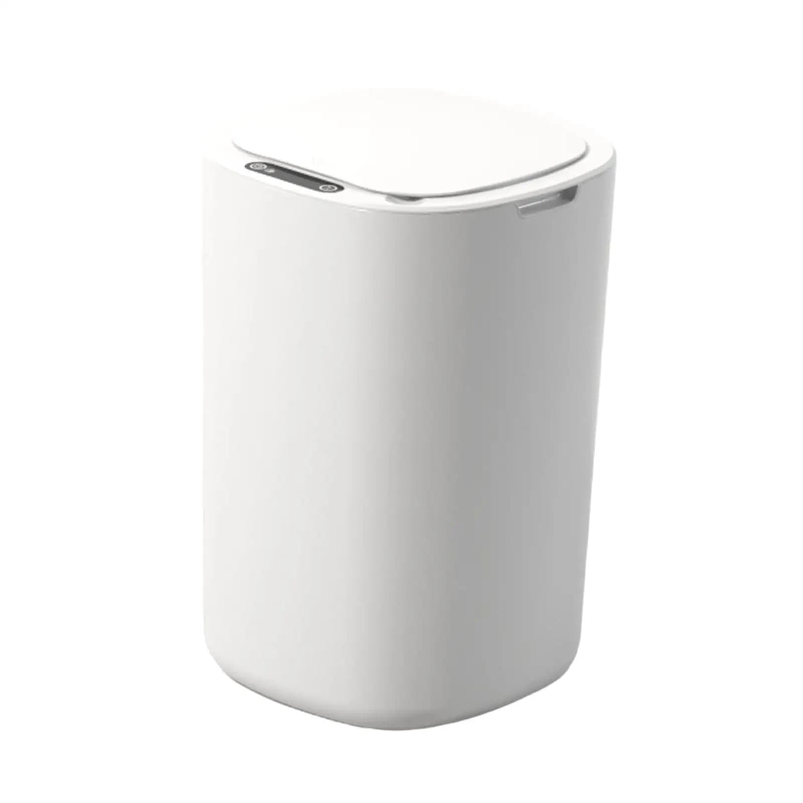 Trash Can 12L with Lid Waste Can Automatic Induction Waste Container Trash Bin