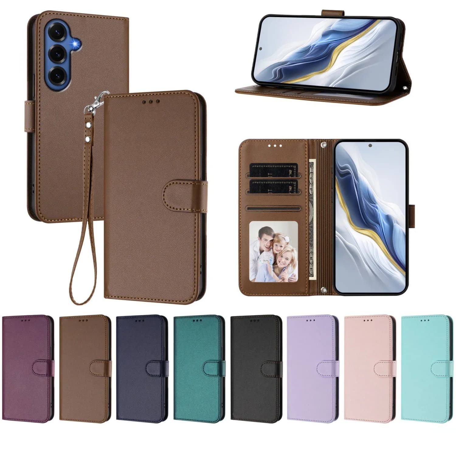 Luxury Flip Phone Case For iPhone 6 6S 7 8 Plus SE 2020 2022 Holder PU Leather Wallet Cover For iPhone 11 12 Pro Max Xs Xr Bags