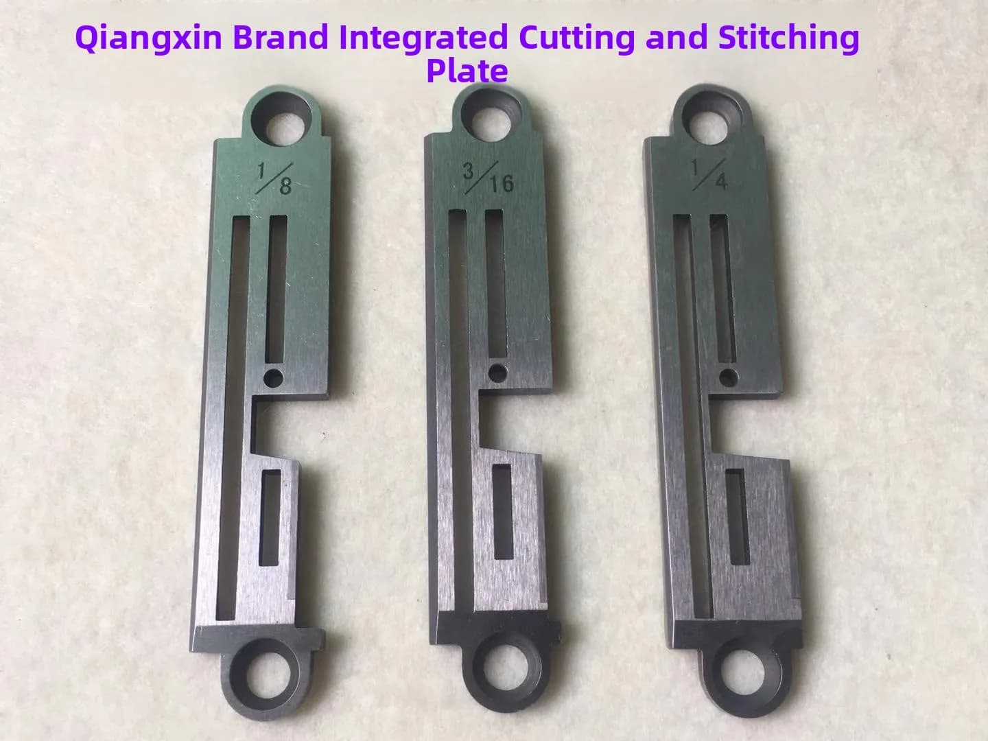 Qiangxin Taglio e cucito cuterizzato hine Tavola industriale a 8 aghi con coltello per rifinitura Accessori tessili per la casa