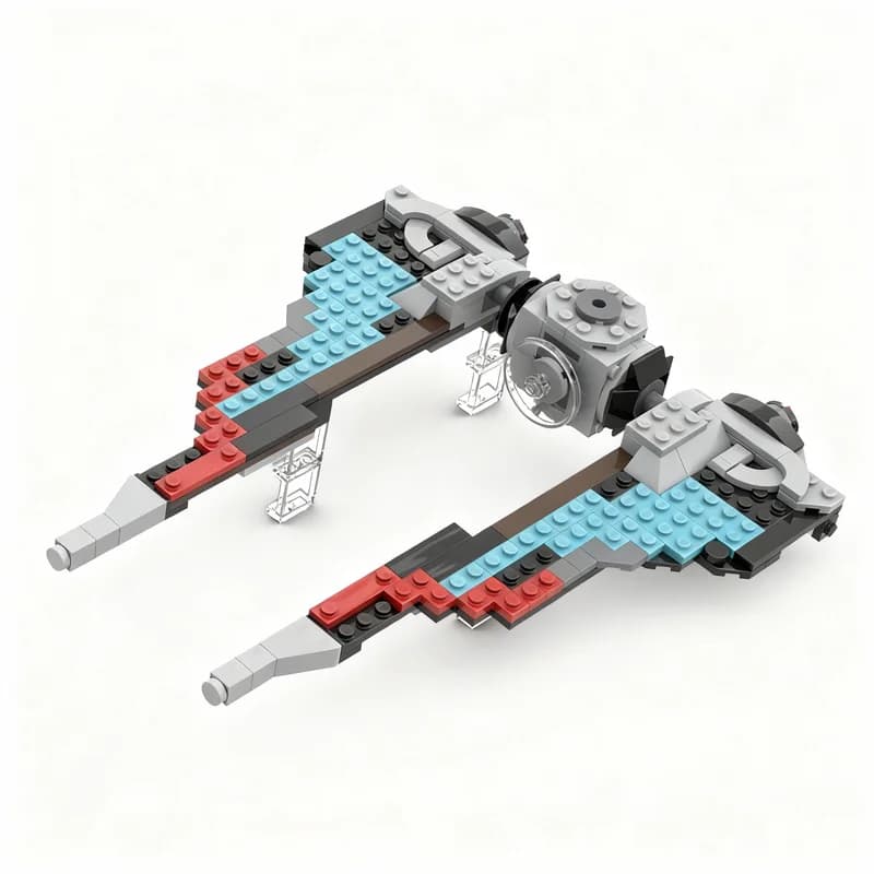 Set di Costruzioni MOC Starfighter Creator 3 in 1, 216 Pezzi, Giocattolo Educativo Creativo, Regalo di Natale e Compleanno