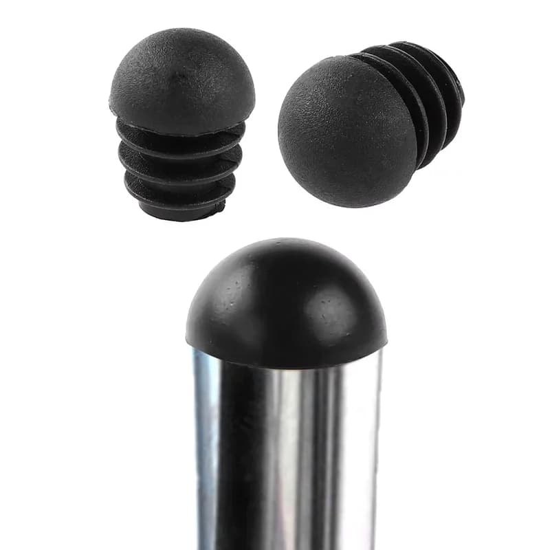 12 pezzi Tappi per gambe per sedie per mobili Tappi per inserti per fori per tubi Protezione per pavimenti Tappi per tubi in acciaio rotondi Tappi per copertura antipolvere per decorazioni
