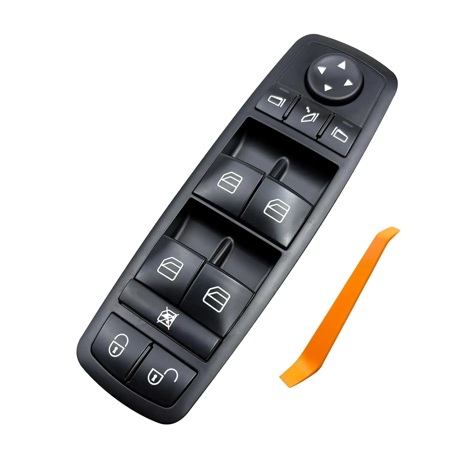 Interruttore alzacristallo lato conducente Interruttore alzacristallo di controllo principale di alimentazione per Benz W169 Classe A W245 Classe B A1698206710 (Specchi Power Fold)