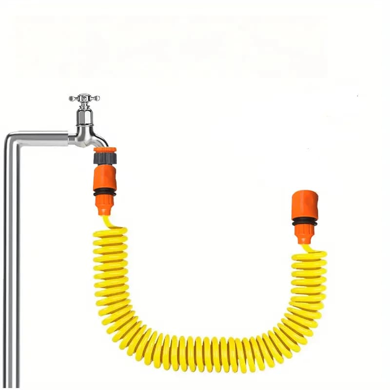 Expandable Retractable EVA Garden Hose Portable Spring Water Pipe for Car Wash And Flower Lawn Watering Curly Magic Pipe