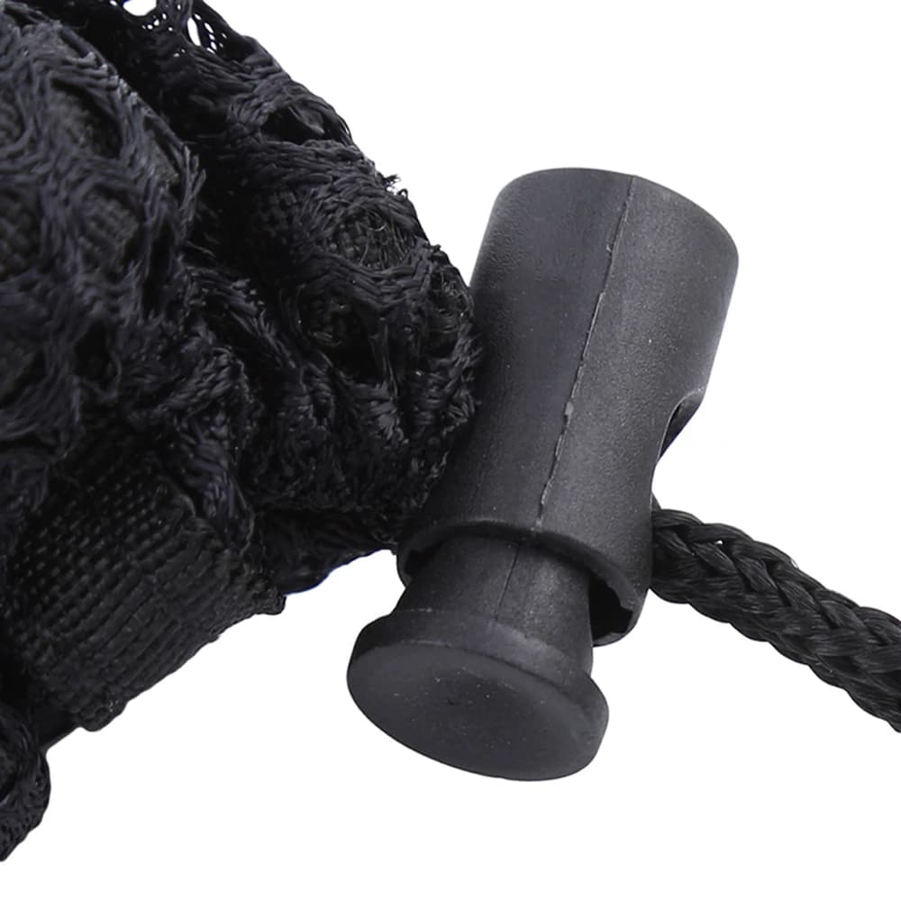 Accessori da Golf: Sacchetto a Rete Sportivo Nero in Nylon con Coulisse per 16/32/56 Palline, Borsa Porta Palline da Golf, Sacca da Golf in Rete