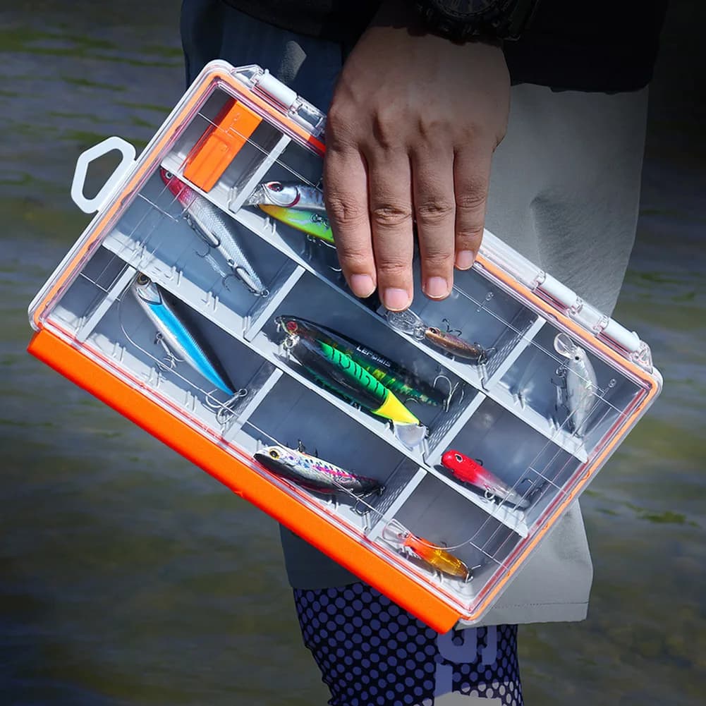 Portable Box for Fishing Mesh, Fishing Accessories Container, Artificial Esche Box, Fishing Supplies