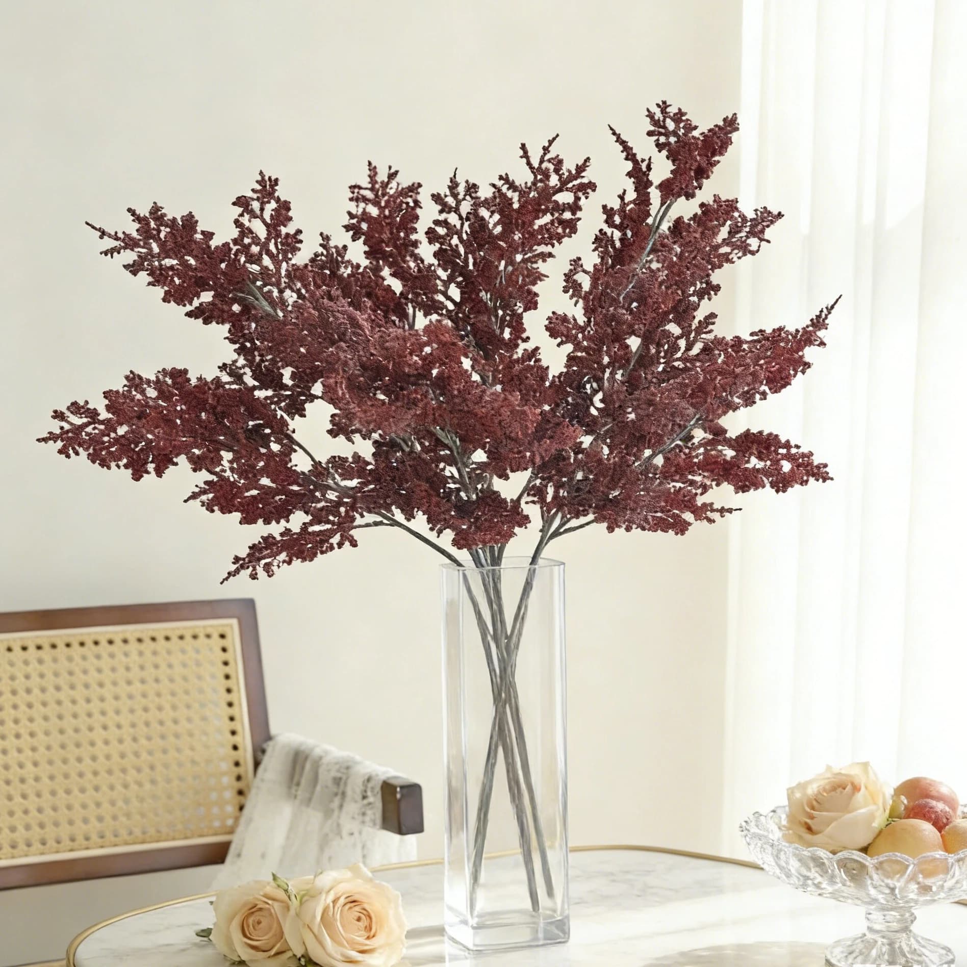 Silk Artificial Plants Grass Festival Wedding Home Room Table Vases Decora Wreath Bridal Bouquet Outdoor Garden Diy Gifts Props