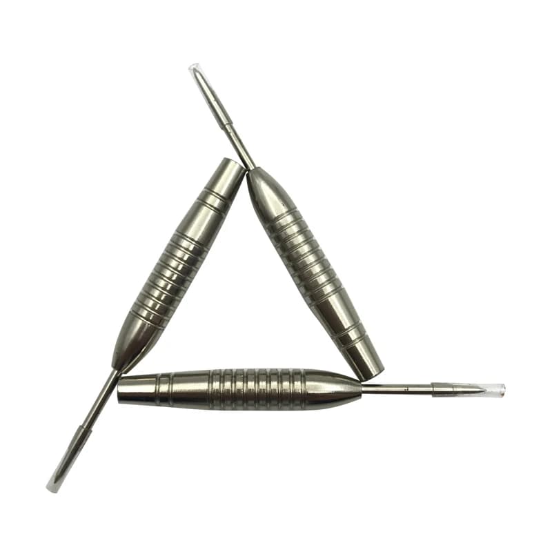 Darts 12 silver uniquely shaped dart needles, 20g/0.7oz iron material, electroplated process, dart accessories, steel tips