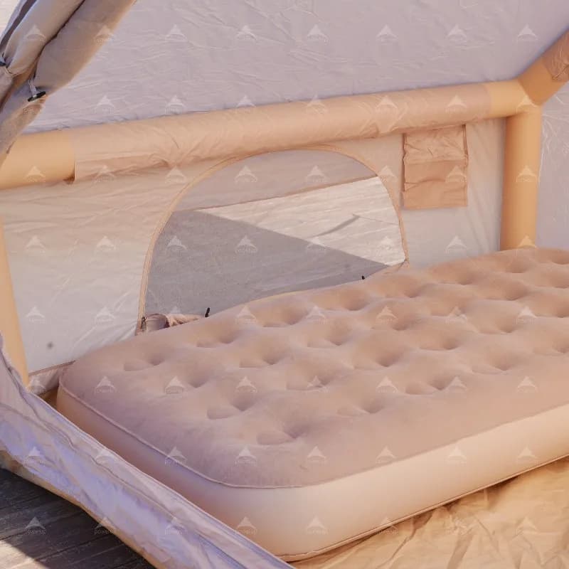 XMSJ Tenda Gonfiabile da Campeggio di Lusso Grande 6,3 Metri Quadrati in Tessuto Oxford 300D Impermeabile Quattro Stagioni con Una Camera da Letto