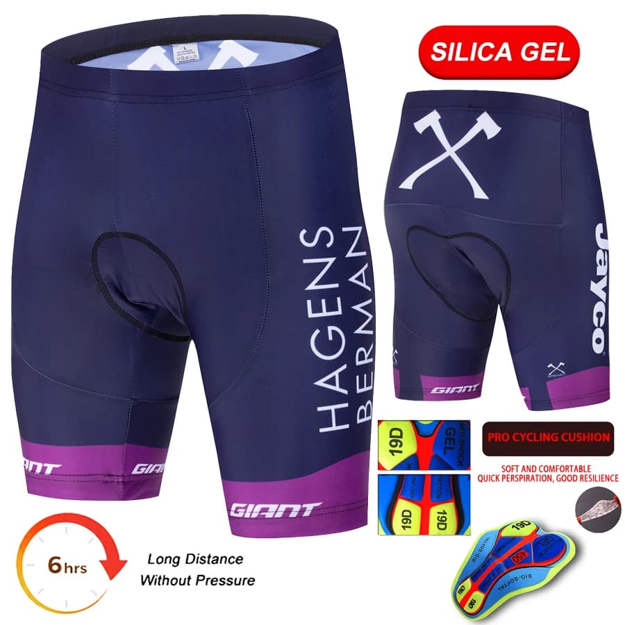 Men's Professional Cycling Shorts Jayco Pro 2026 with Bretelle, MTB Bike Clothing and Professional Cycling Road, Ideal for Long Distances
