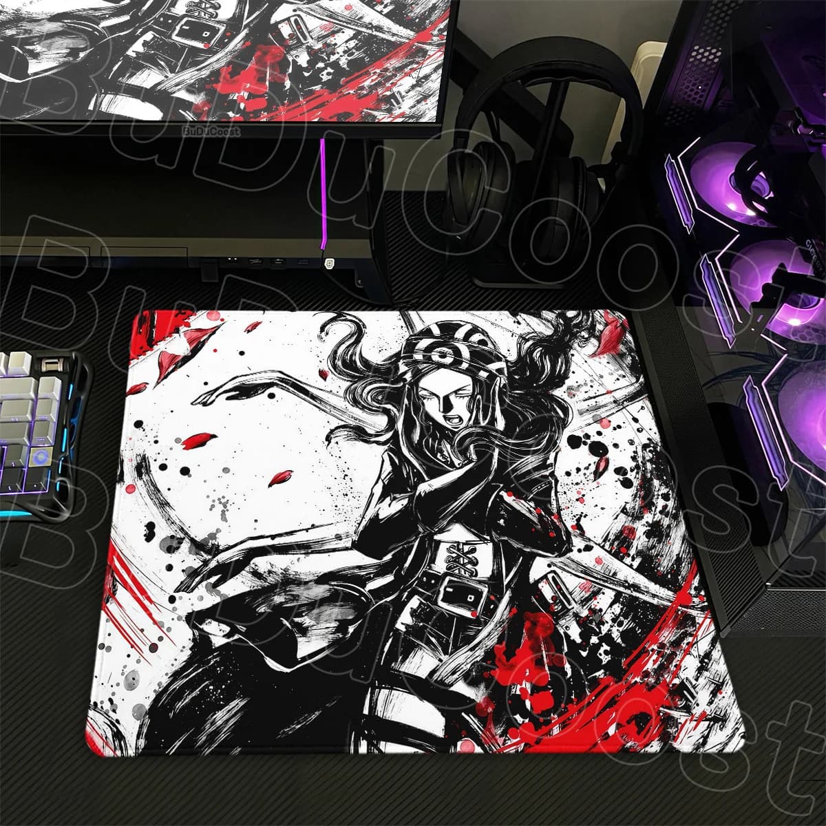Anime One Piece Nico Robin Rubber 220x180x2mm Small Mouse Pad Gaming Keyboard Speed Carpet 450x400x2mm Office Non-slip Desk Mats